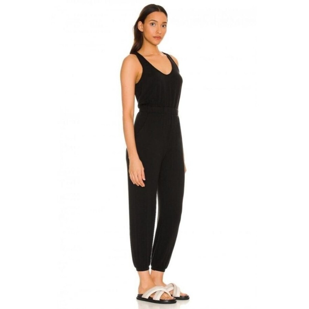 Lovers + Friends Womens XXS Black Kelly Knit Jumpsuit Sleeveless NWOT